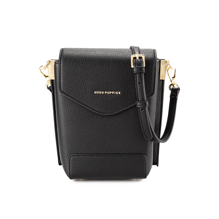 Tas Selempang Hush Puppies Original Wanita Bahu Flap dengan magnetic button fastening Wedding Ori 10