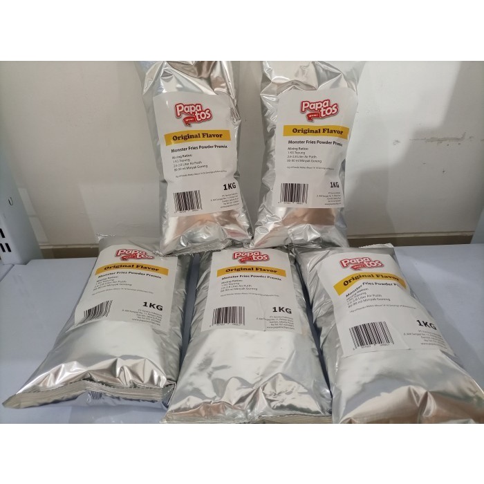 

Terlaris Terbaru Tepung Long Potato Super Potato Crunch Papatos 1 Kg Terlaris