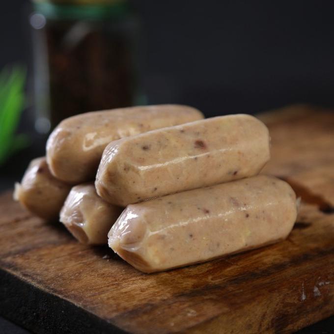 

Gaps Approved sosis ayam organic, casing colagen halal, Tanpa tepung