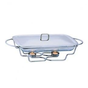 >>>>>] PYREX Food Warmer With Glass Dish 3.2Liter Lilin Kaca Prasmanan BATAM