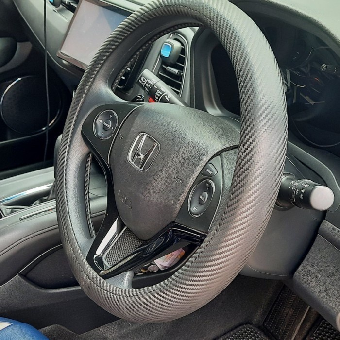 Sarung Stir Yaris Trd Bahan Carbon