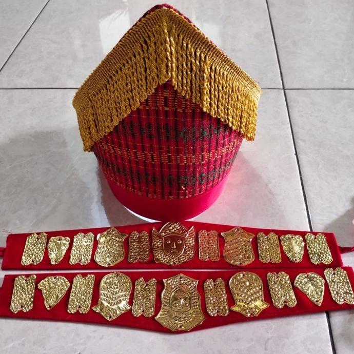 1 PAKET TOPI - SORTALI LEMPENGAN BATAK TOBA DEWASA PENGANTIN