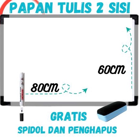 

[X»✉12.H> Termurah !!! Papan Tulis Belajar White Board Ukuran 50 x 70 dan papan 60 x80 Free Spidol Dan Penghapus ( COD ) - paaling.laris✔!