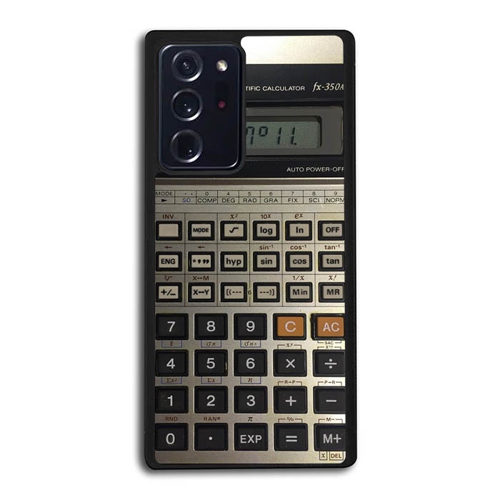 Hardcase Casing Softcase Custom Samsung Galaxy Note 20 10 9 8 FE Plus Ultra Lite Casio Calculator AB