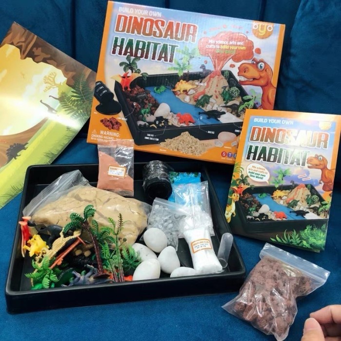 MUST HAVE MAINAN EDUKASI ANAK DIY MAKE YOUR OWN DINOSAUR HABITAT STEAM SCIENCE TERMURAH