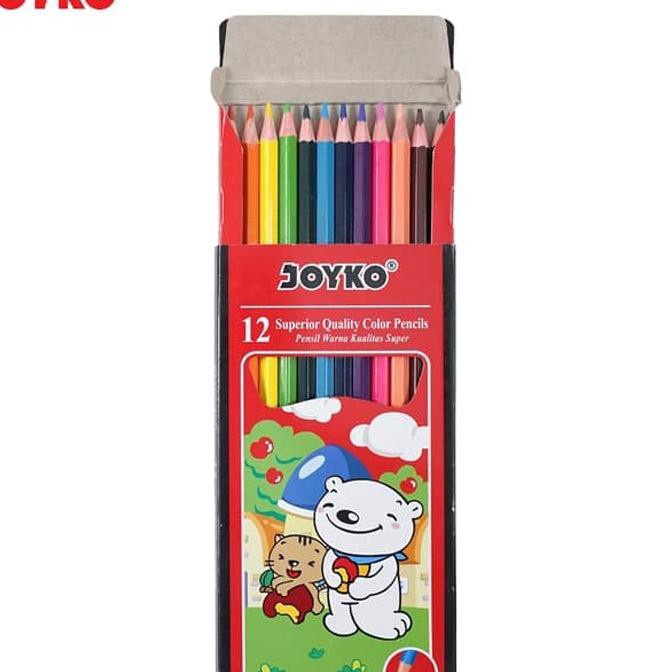 

[☆V/XIご) Pensil Warna Joyko CP-12PB Color Pencils [12 Warna] kekinian..