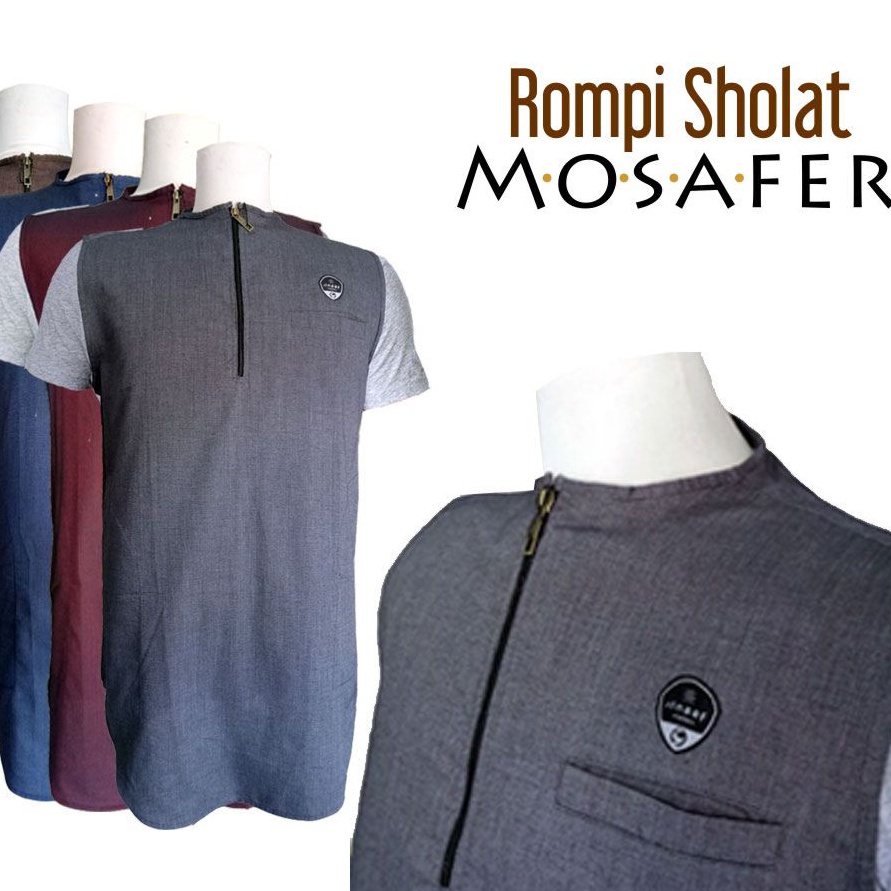 [DT♫-P♡] ROSAL ROMPI SHOLAT MOSAFER BY ILNAAF - ROMPI GAMIS PRIA - BAHAN KATUN/ berkualiitas
