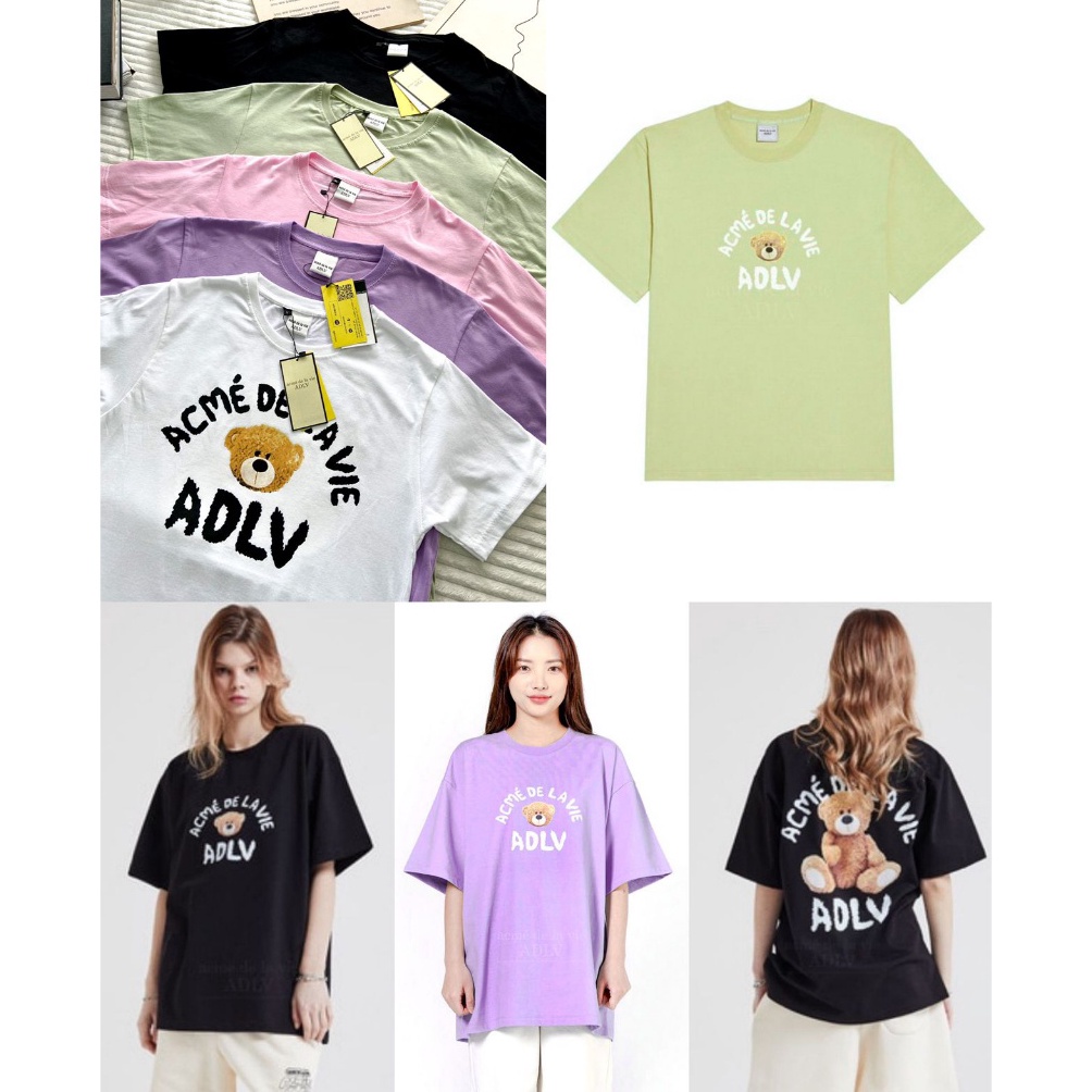ADLV Teddy Bear Cotton Tshirt Terlarisss