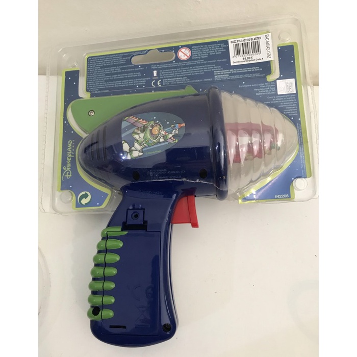 FLASH SALE PARIS DISNEYLAND TOY STORY BUZZ LIGHTYEAR LASER BLASTER ORIGINAL TERLARIS