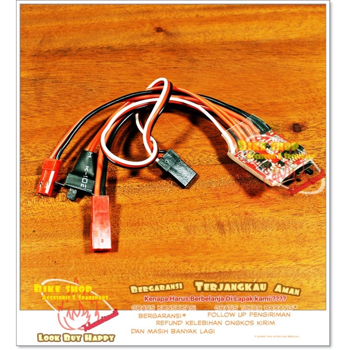 FLASH SALE ESC RC UNIVERSAL BRUSHED 20A DILENGKAPI DENGAN REM WPL D12 RGT MN TERMURAH