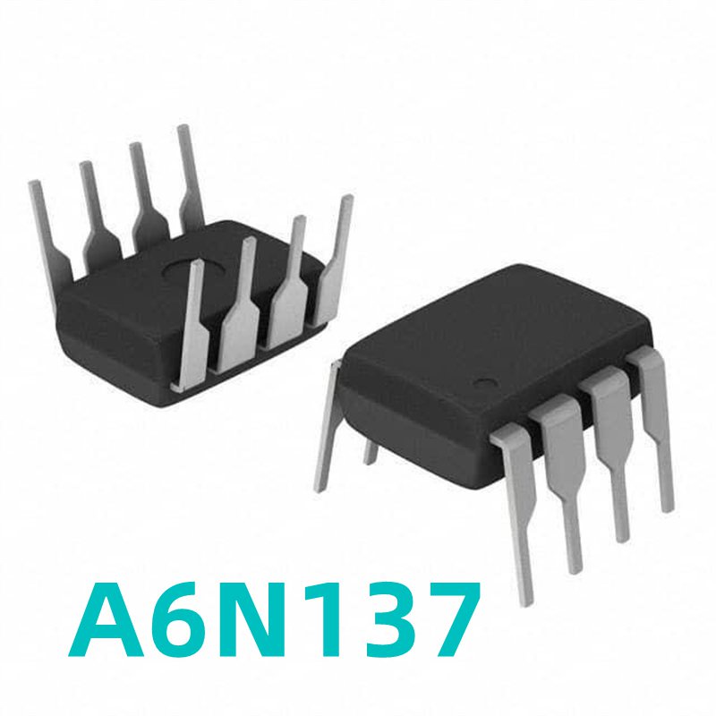 ✅&1PCS New Original 6N137 A6N137 DIP-8 Direct-plug Optocoupler Isolator Logic Output Import Chip