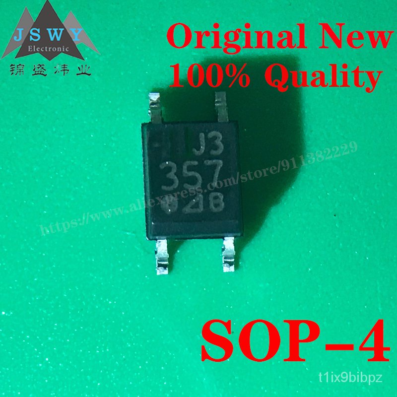 ✅&10 pcs PC357 SOP-4 Optoelectronic products Optocoupler/photocoupler Transistor output NPN Photocou