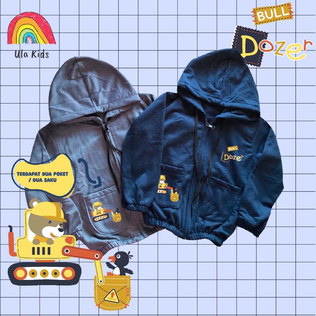 Jaket Anak Laki Perempuan 4 5 Tahun Terbaru Tebal Jacket Anakk2 2 12 Umur 10 Oversize Premium Zipper