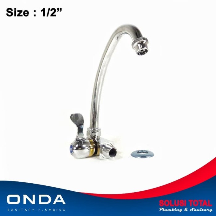 KRAN DAPUR WASTAFEL ONDA V 628 TLG KERAN AIR ANGSA / SINK CUCI PIRING ORIGINAL