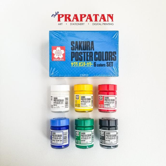 

Cat Poster Sakura Set 6 Warna 30 Ml
