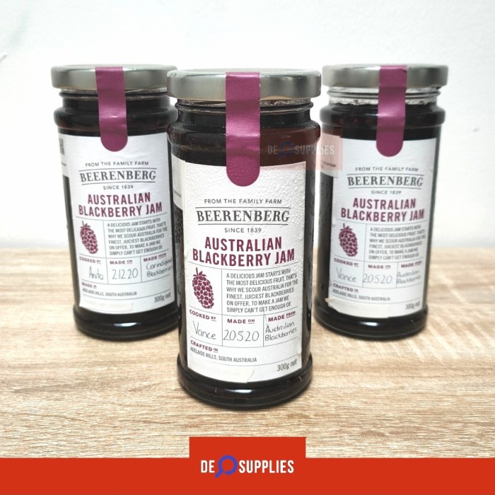 

Beerenberg Selai Blackberry Australia Premium 300gr - Berry Jam