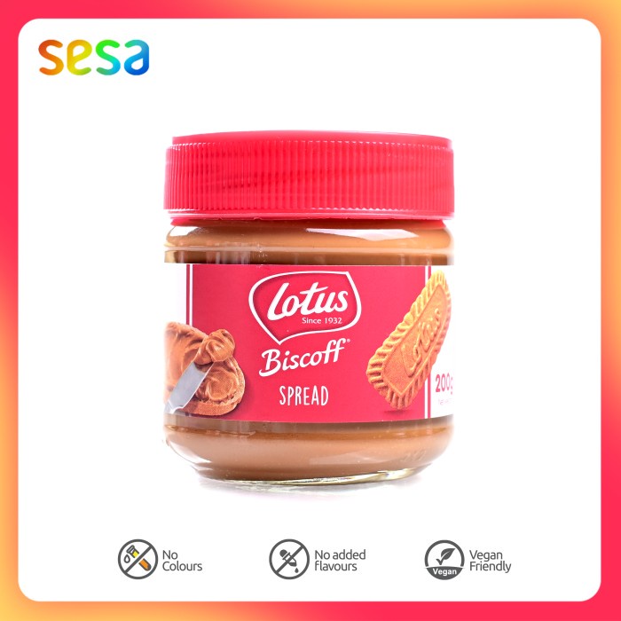 

Lotus Biscoff Smooth Spread 200 g (Selai Karamel)