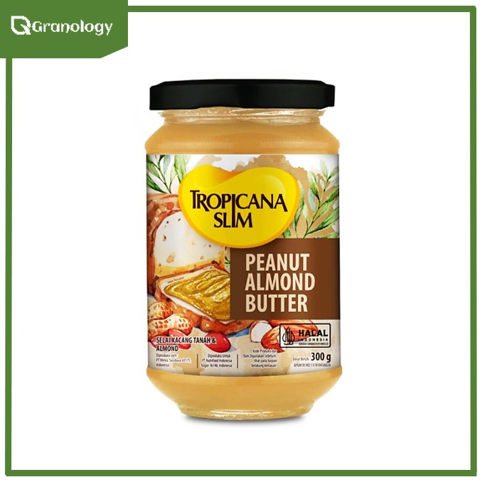 

Tropicana Slim Selai Kacang / Peanut Almond Butter Spread 300 gram