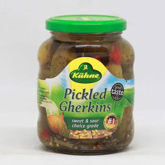 

Kuhne Pickled Gherkins 370ml / Acar