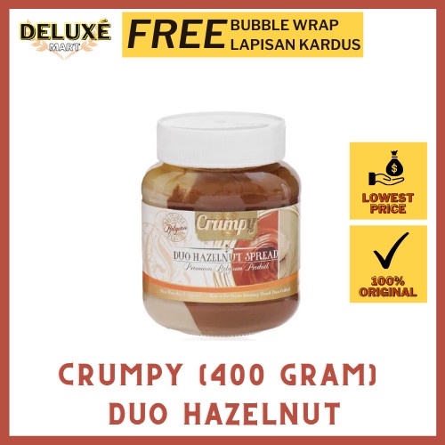 

Crumpy Chocolate Hazelnut Spread (Jar) - Selai Coklat Nikmat Untuk Rot