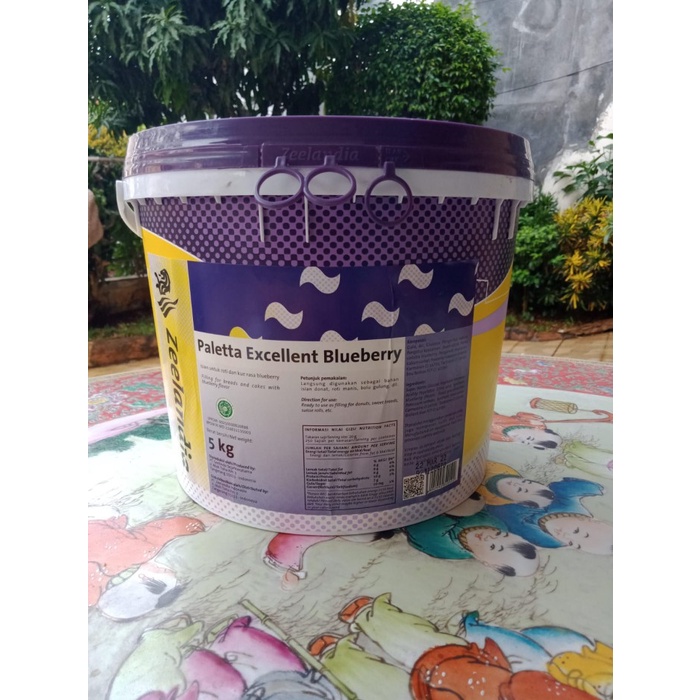 

Selai / Jam Zeelandia Paletta Blueberry Filling Bread Cakes Donut 5 KG