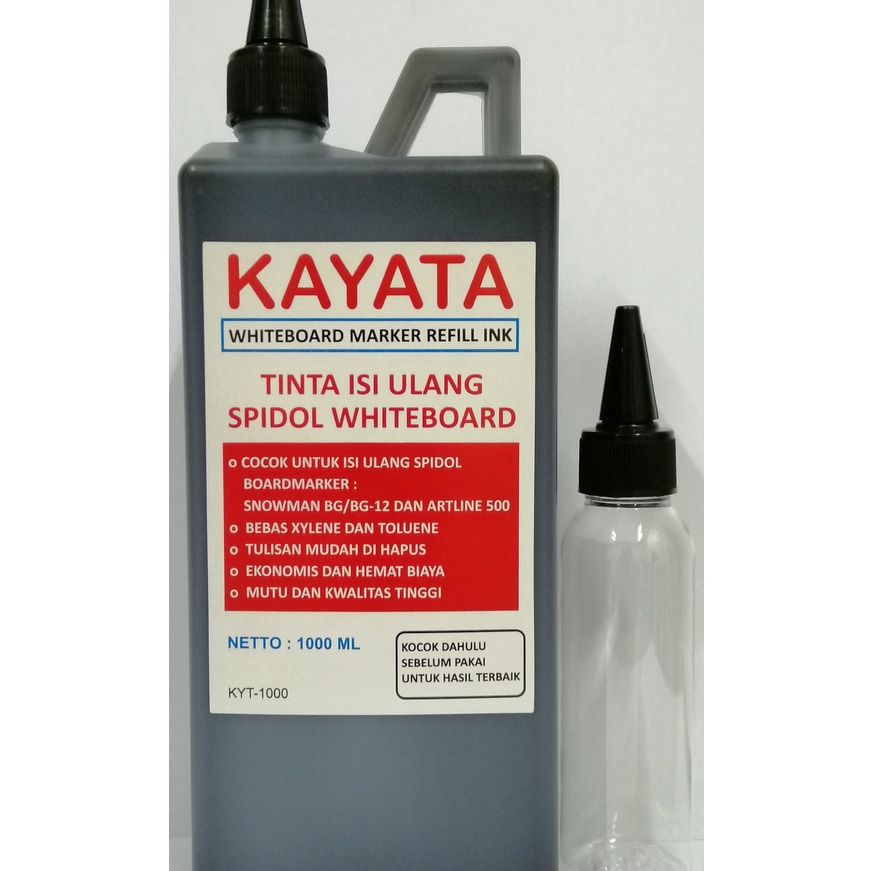 

[➤/✪Y14D] Tinta spidol whiteboard refill Kayata murah dan berkualitas 1000 ML Tinta isi ulang spidolpaliing.larisご!