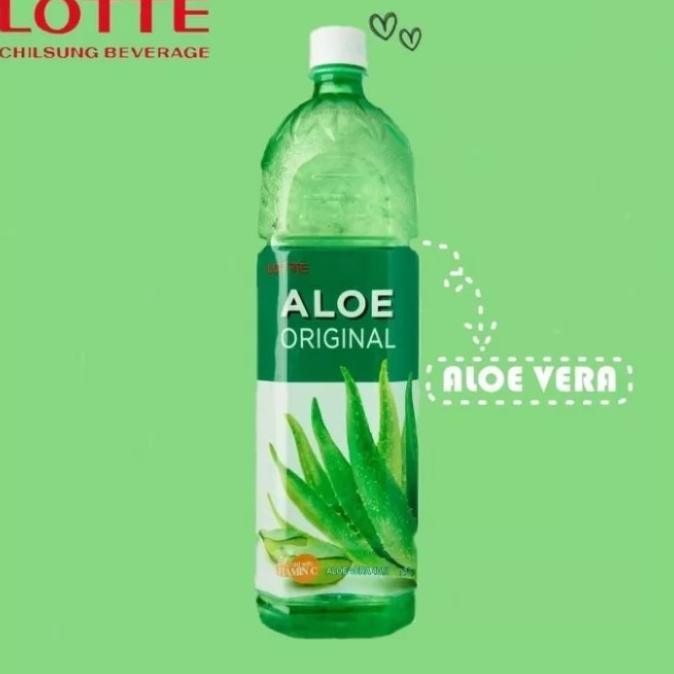 

paling diminati] lotte aloe vera drink minuman lidah buaya korea