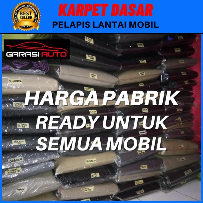 Karpet Dasar Peredam Pelapis Lantai Semua Jenis Mobil Kulit Berserat best