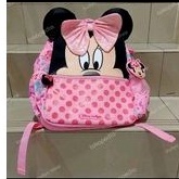 Smiggle Disney Minnie Mouse Trolley Bag Backpack Bottle Keychain Original SALE READY