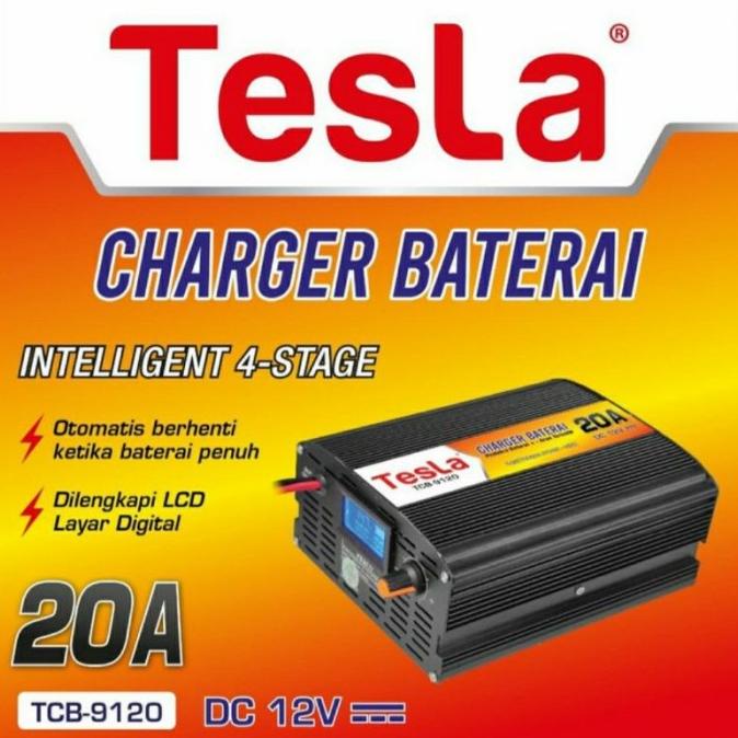 

:0:0:0] Alat Cas Aki Baterai/Baterai Charger DC 12V 20A Tesla TCB-9120