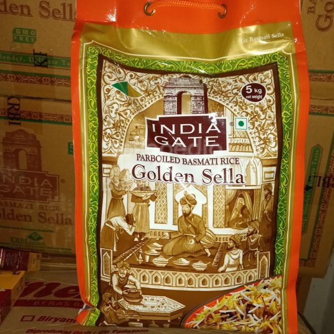 

$$$$] Beras basmati 5 kg Golden sella India Gate