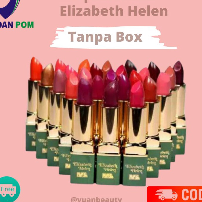[R☞ X☼Y) Lipstik Arab Elizabeth Helen Original BPOM Tanpa Boxsuperr.keren.