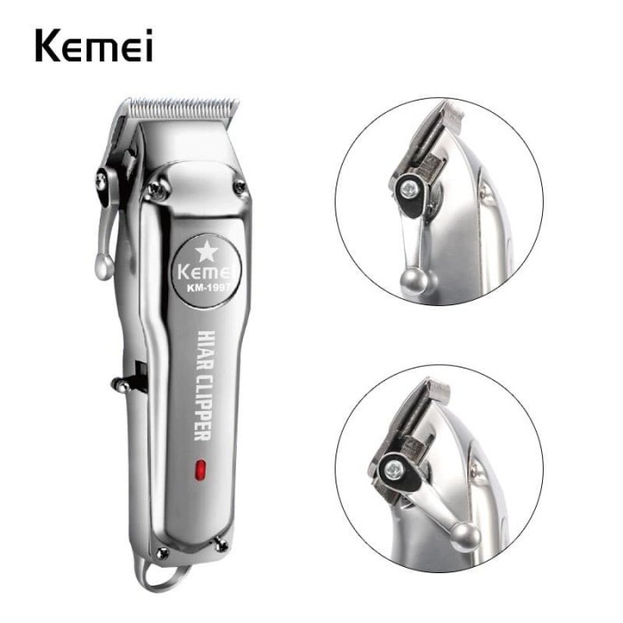 KEMEI KM 1997 PROFESIONAL BARBER alat cukur mesin cukur rambut cas
