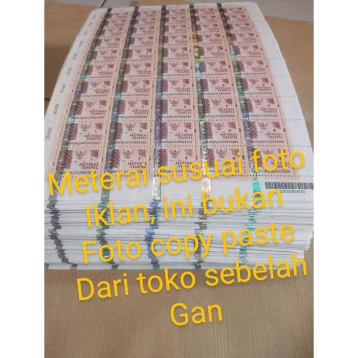 

Bestseller Filateli 10K Isi 50 Keping