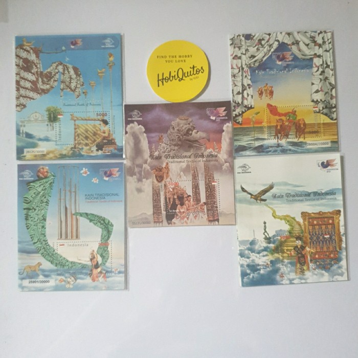 

Bestseller Prangko Ss Kain Indonesia , 5 Lembar