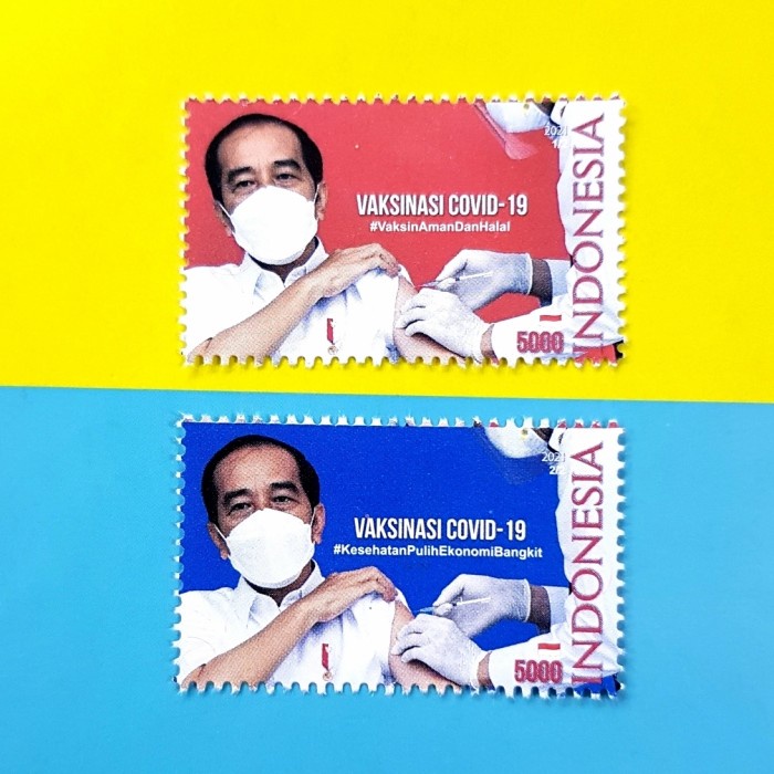 

Bestseller Perangko/Prangko Vaksinisasi Covid-19 #Vaksin Aman Dan Halal