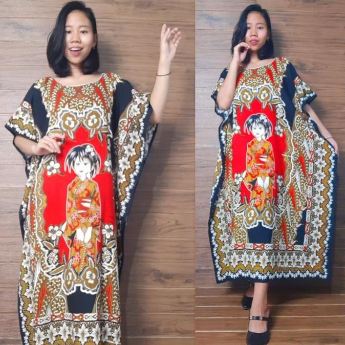 Daster Kalong Batik Jumbo Wakela Baju Tidur Wanita Berkualitas