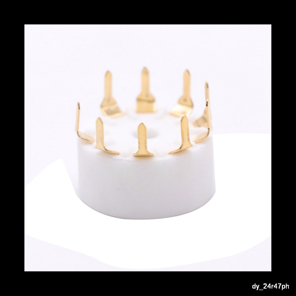 ✅&10PCS Ceramic 9Pin B9A PCB MOUNT Tube Socket for 12AX7 12AT7 12AU7 6DJ8 ECC82 5670 6922 Hifi Audio