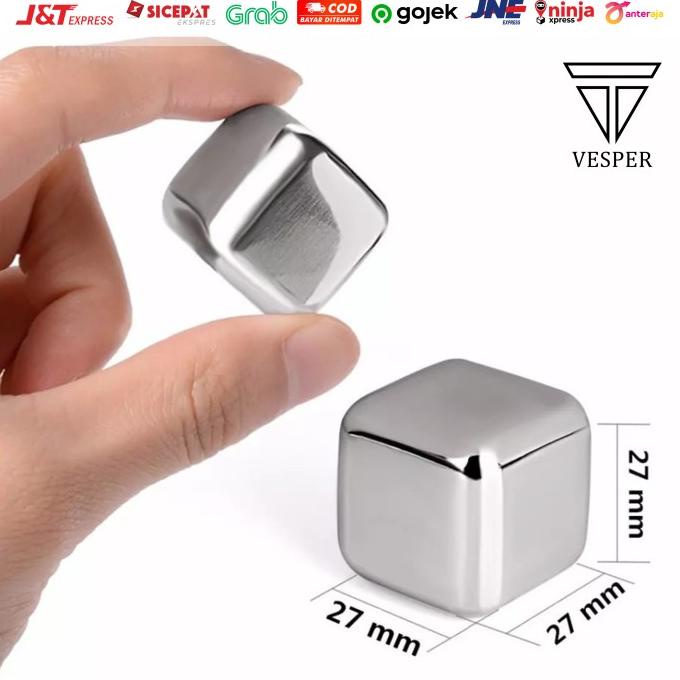 Stainless ice cubes / whiskey stone stainless / whisky stone stainless