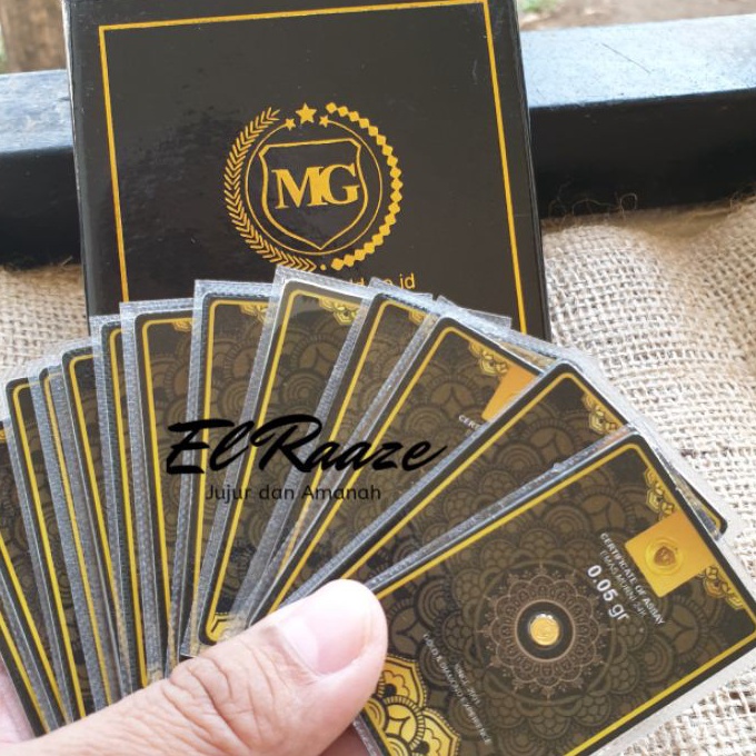 ✨BIG SALE✨ MINI GOLD 0.05 gram. Logam mulia 24k SARANA MENABUNG EMAS GARANSI BUYBACK, BISA TUKAR EMA