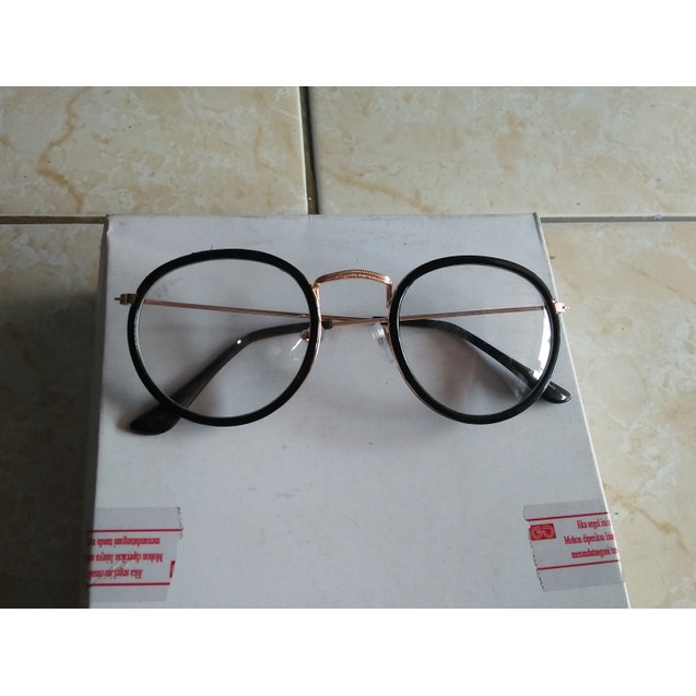 Paling Murah Kacamata fashion bulat oval trendy gaya korea YE903 ⋆