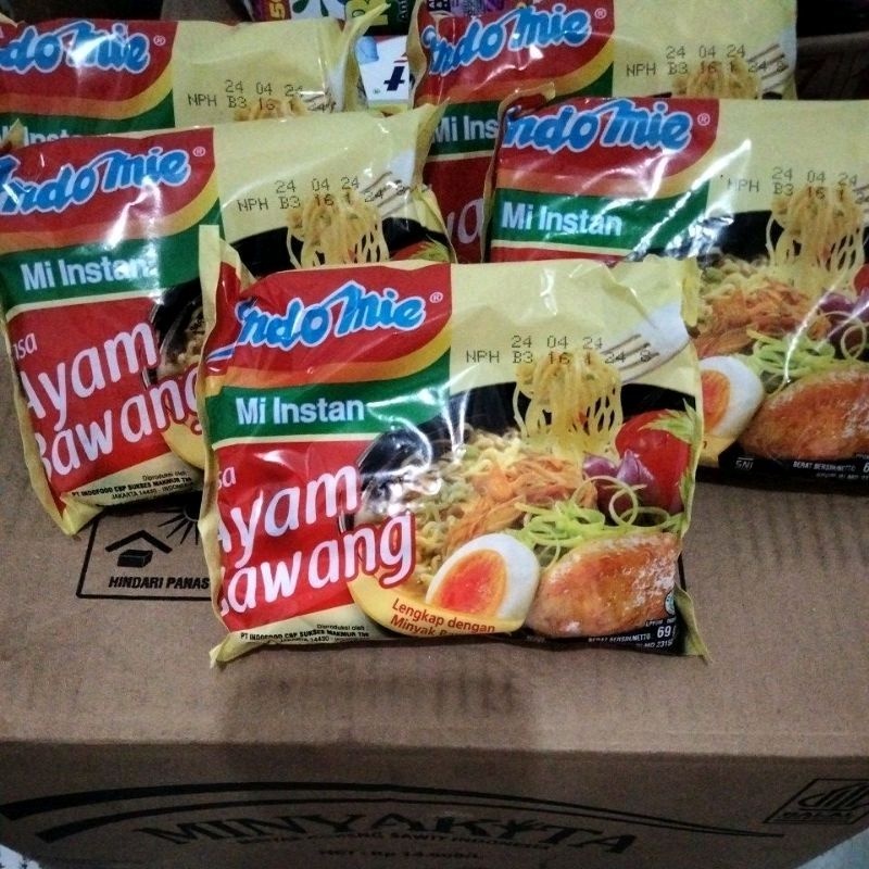 

mie rebus Indomie rasa ayam bawang isi 5pcs