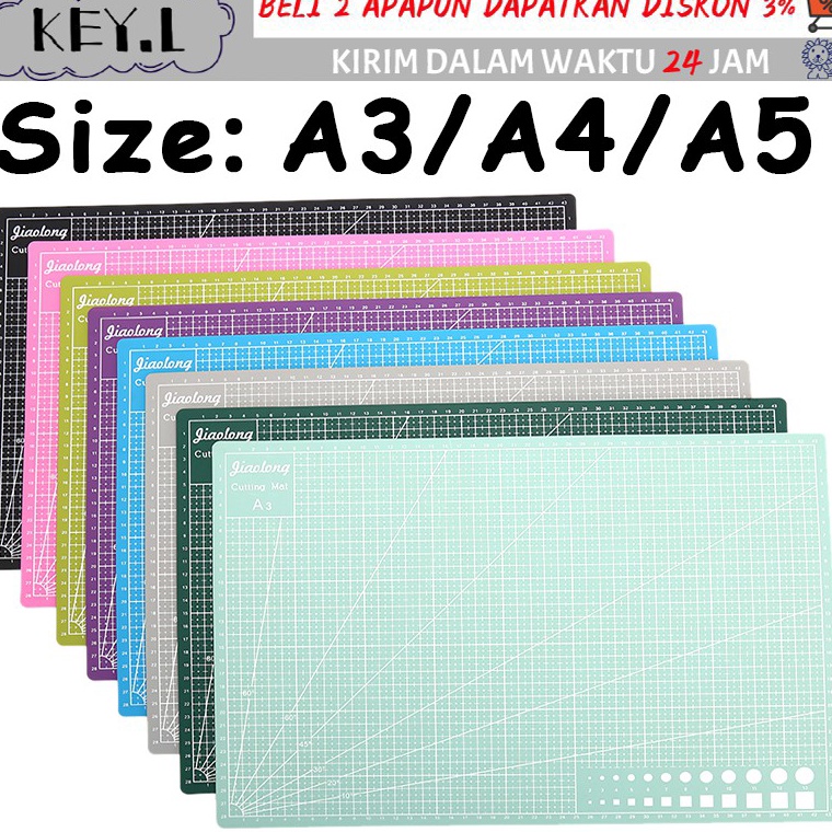 

[GI0] A3 A4 A5 Cutting Mat Cutting Pad Board Double-side DIY Tool Cutting Board Laris )～