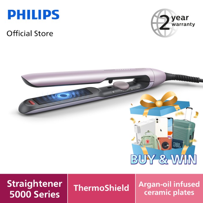 Philips Straightener 5000 - Bhs530/00 Bestseller Catokan