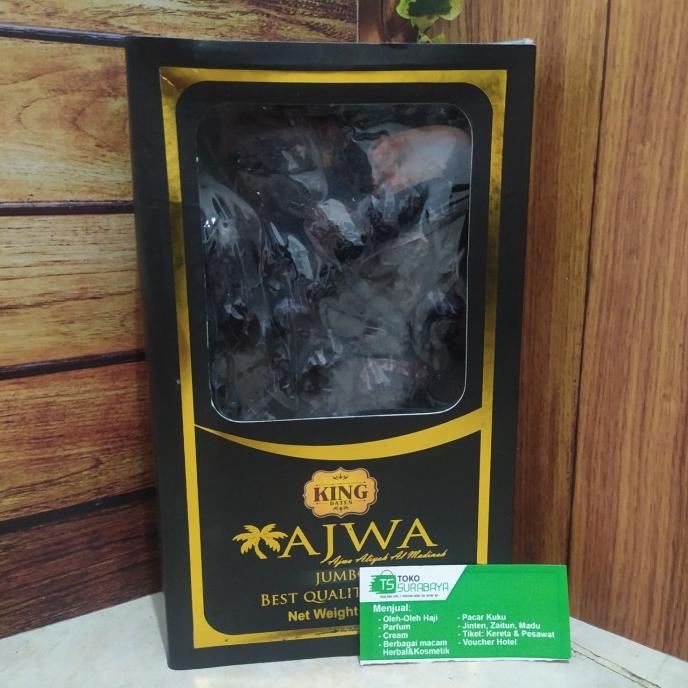 

(:(:(:(] Kurma Ajwa Jumbo Syifa 1Kg Kurma Nabi Ajwa Madinah Premium King Dates