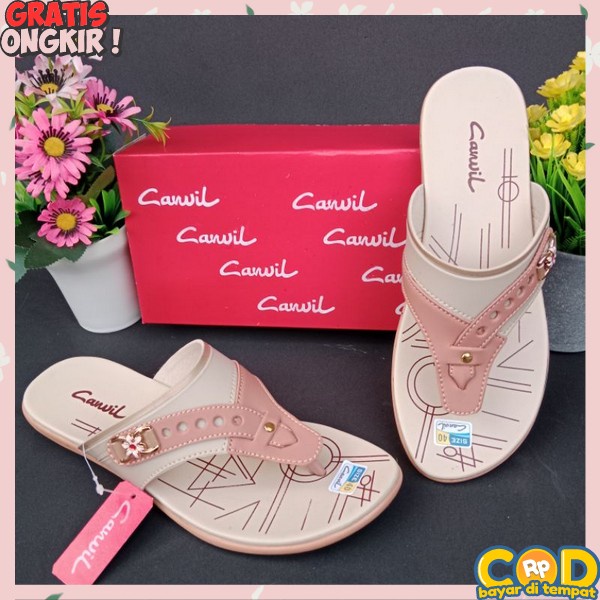 Sndal Import Selop Cassual Elegant Sendak Slip Slop Terbaru Premium Swandal Wanita Kondangan Sansal 