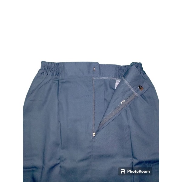 ROK SEKOLAH SD/SMP/SMA PANJANG POLOS WARNA ABU SMA PLOY 1 DEPAN