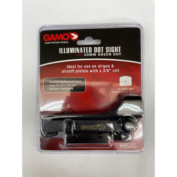 Reflex Sight Red Green Dot Scope 20Mm Gamo