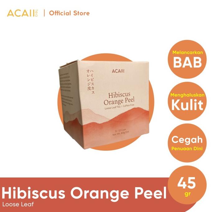 

Acaii Tea Loose Leaf Hibiscus Orange Peel Tea 45gr