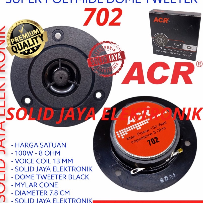 Terlaris TWITTER ACR 702 MAGNET SUPER POLYMIDE DOME TWEETER ACR HIGH HI TWEETER TWETER TWITER TWITTE